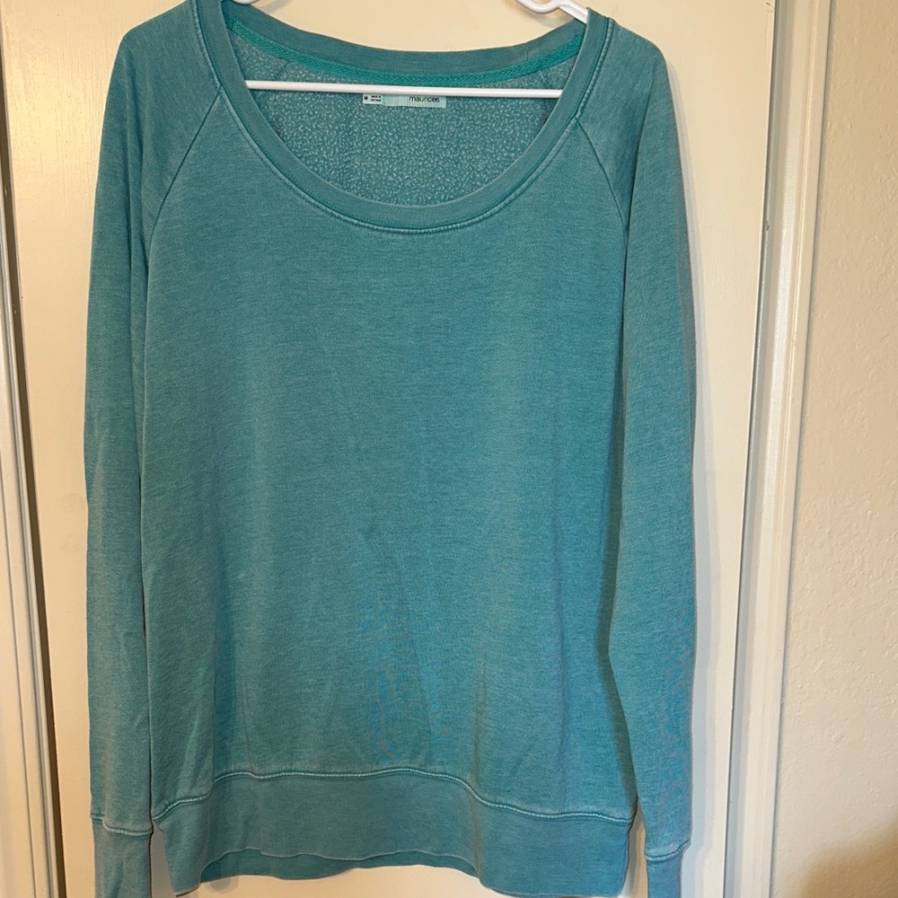 Teal Long Sleeve Lightweight sweater